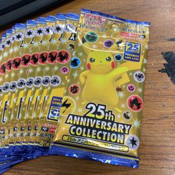 Pokemon 25th Anniversary Japanese Pokemon Booster Pack