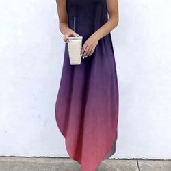 Womens Halter Sleeveless Maxi Dress