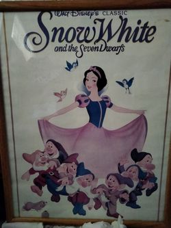 Snow White Framed 50th Anniversary Poster