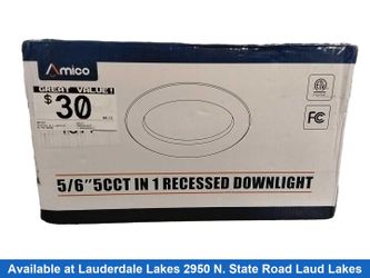 Amico 55cct White Outlet & Lighting Control