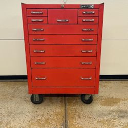 MATCO MAC TOOL ROLLING TOOL BOX WITH KEY