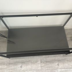 Glass coffee table