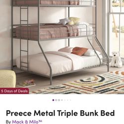 Triple Bunk Bed, Frame
