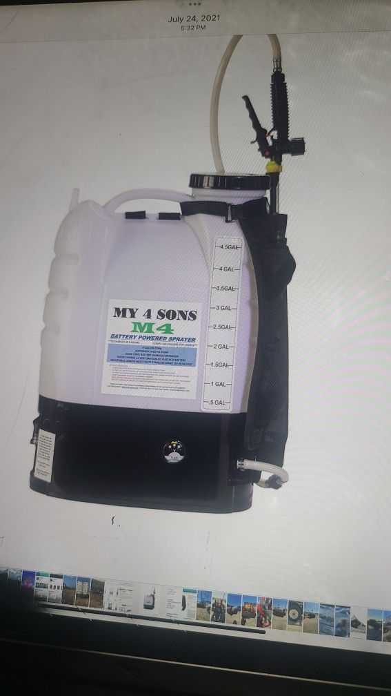 Backpack Pestcontrol Sprayer Made In USA. LITHIUM BATTERY OPERATED.