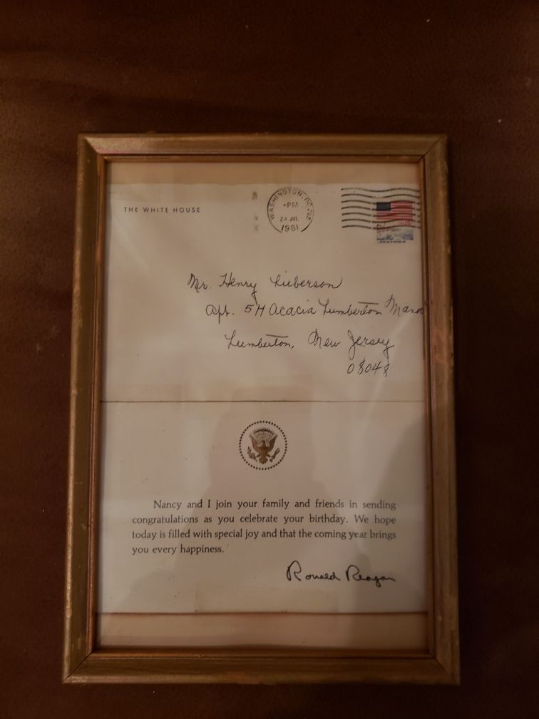 White House correspondence Regan