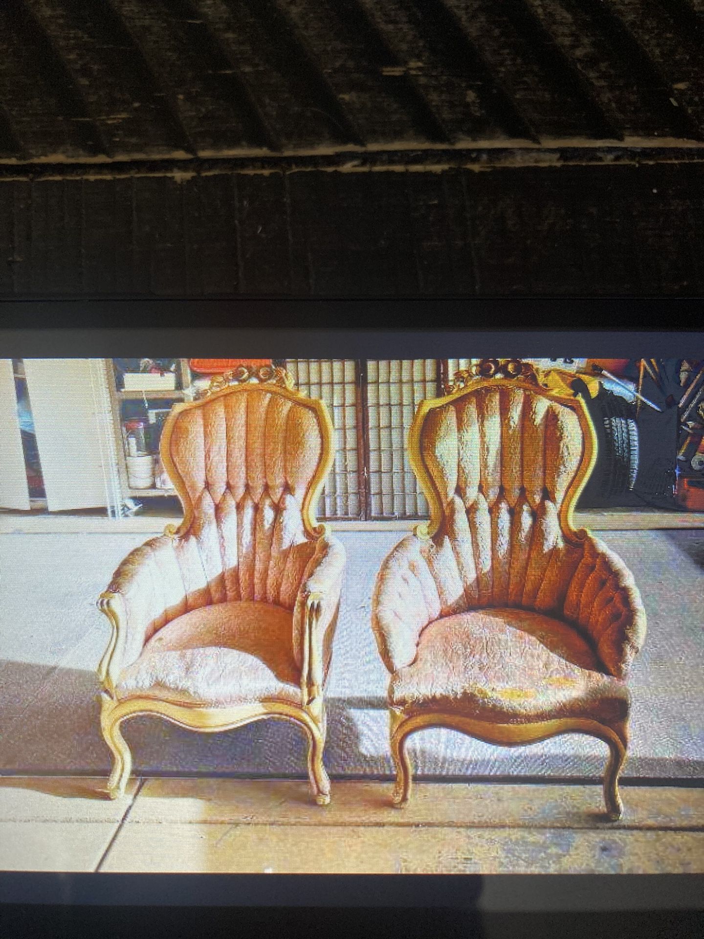 Set Of Victorian Kimball  Reproduction Chairs