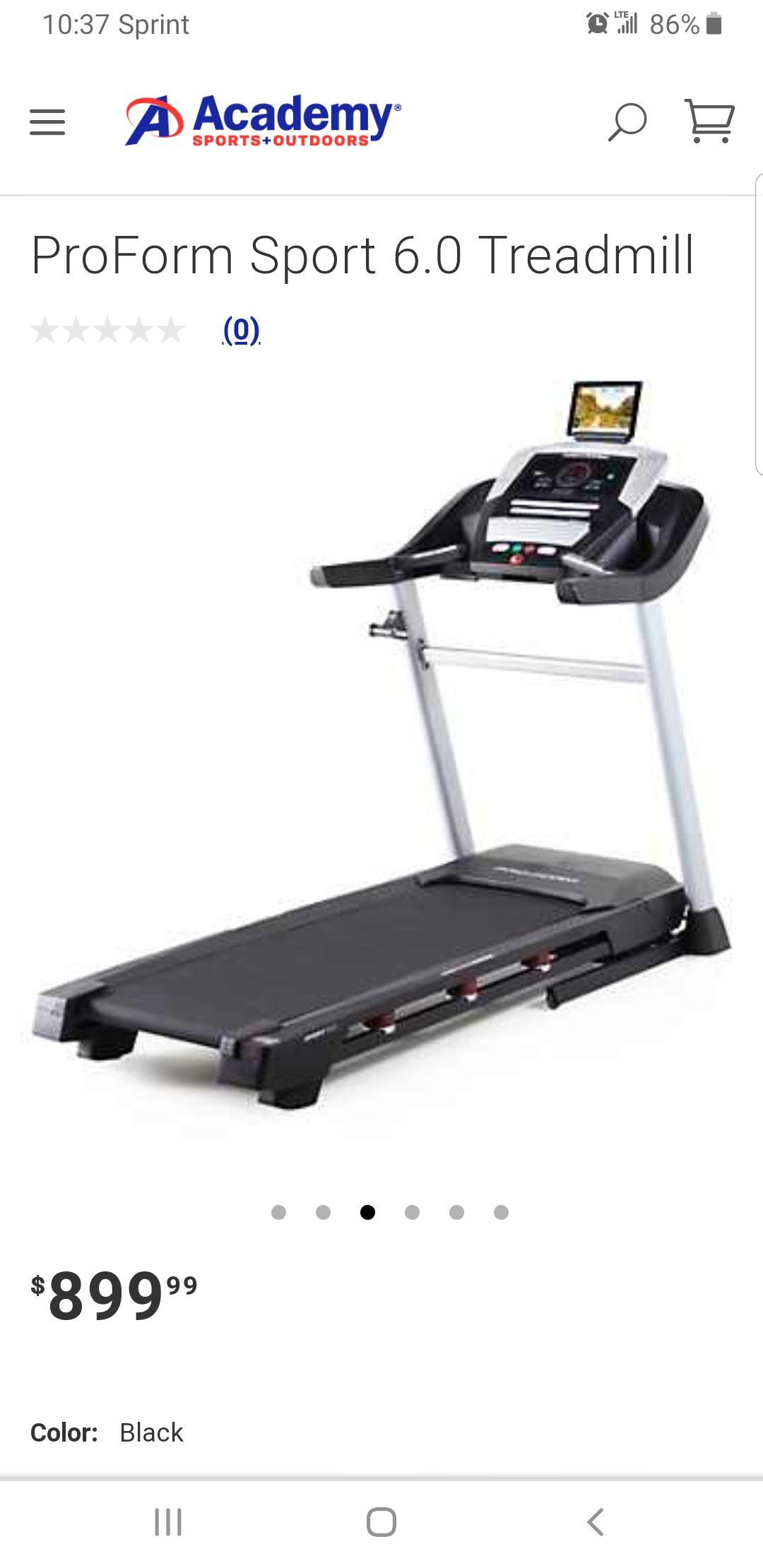 ProForm sport 6.0 treadmill