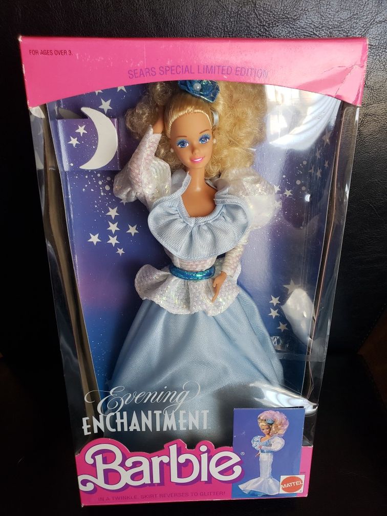 Evening enchanted 1989 barbie doll