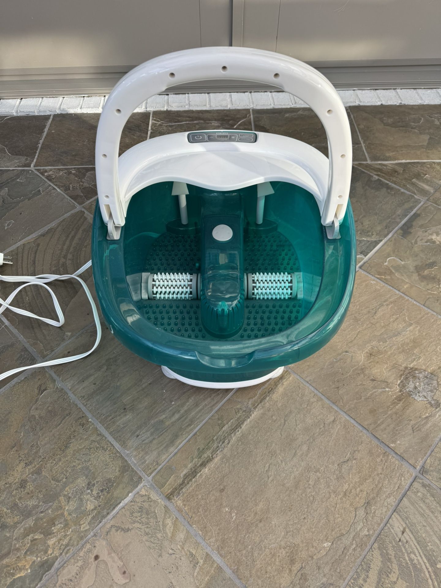 New Foot Spa Massager | HoMedics Deep Soak Duo Footbath W/ Poweroll