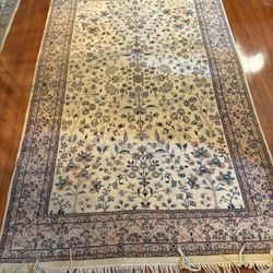 Persian-Style Area Rug – 55” x 87” – $70 Beautiful Persian-style rug from a clean, smoke-free home. It has a few worn areas from normal foot traffic b