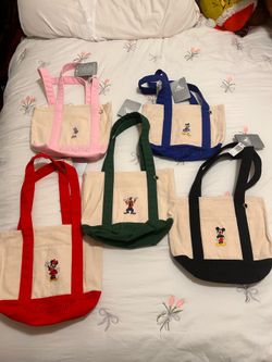 Disney Character Canvas Totes