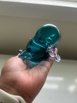 Duck glass decor