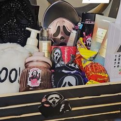 Ghost FACE Scream Spooky Basket