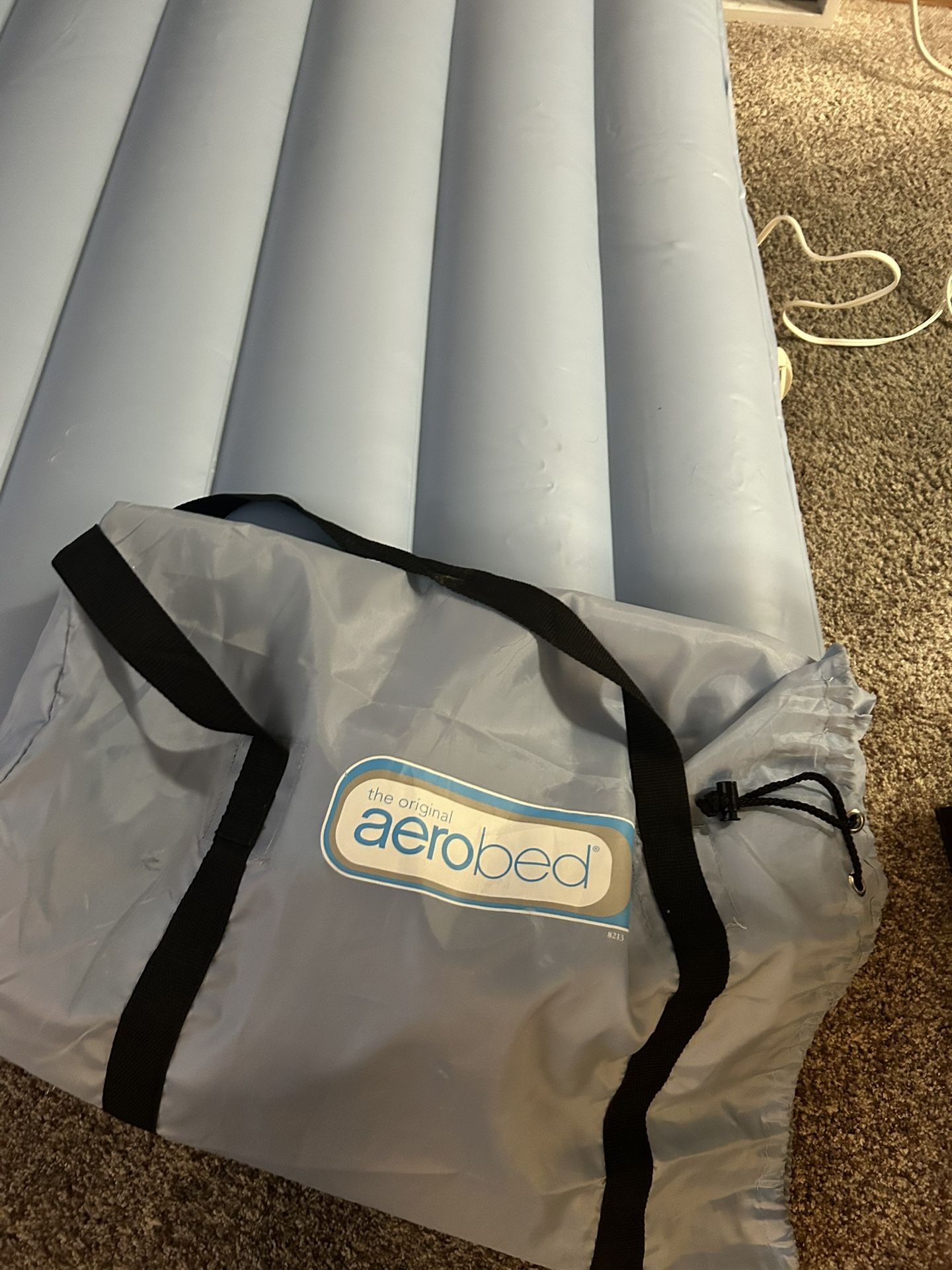 Aerobed Inflatable Mattress With Attached Fan 