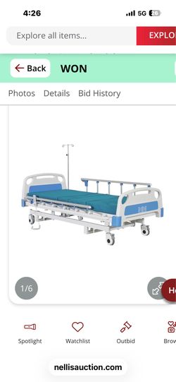 Fully Electric hospital bed