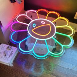 Neon Daisy Flower Light