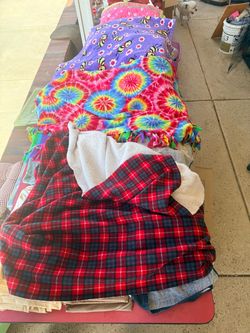 Three blankets