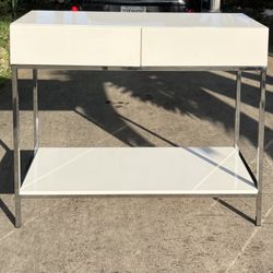 Sofa Table, Entryway Table: 43.25”W x 15”D x 36”H