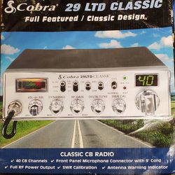 Cobra ltd classic cb truck car radio open Box New