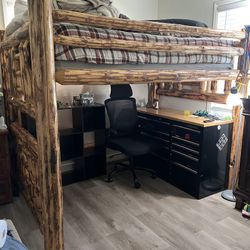  Bunk Bed / Loft Bunk Bed -  L85 X H68 X W60 1/2