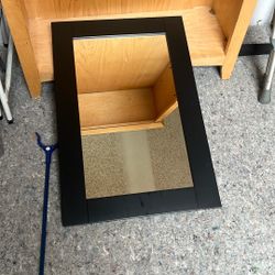 Rectangular Mirror Black Frame