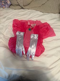 Kids princess peach costume