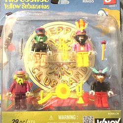 K’Nex 2012 The Beatles Yellow Submarine 29 pc set