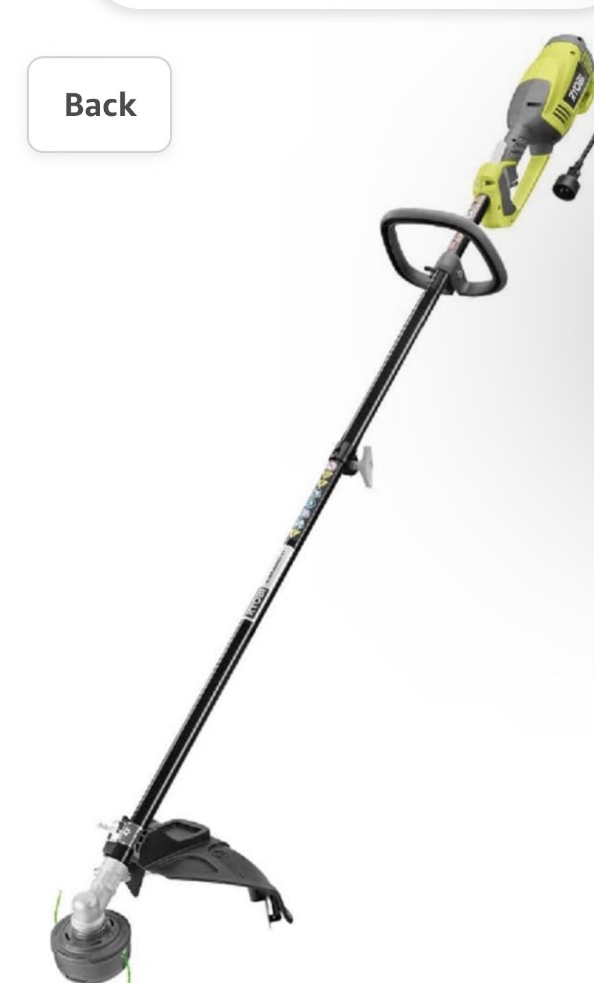 4.4 out of 5 stars112 Reviews Ryobi 18 in. 10 Amp Electric Straight Shaft String Trimmer