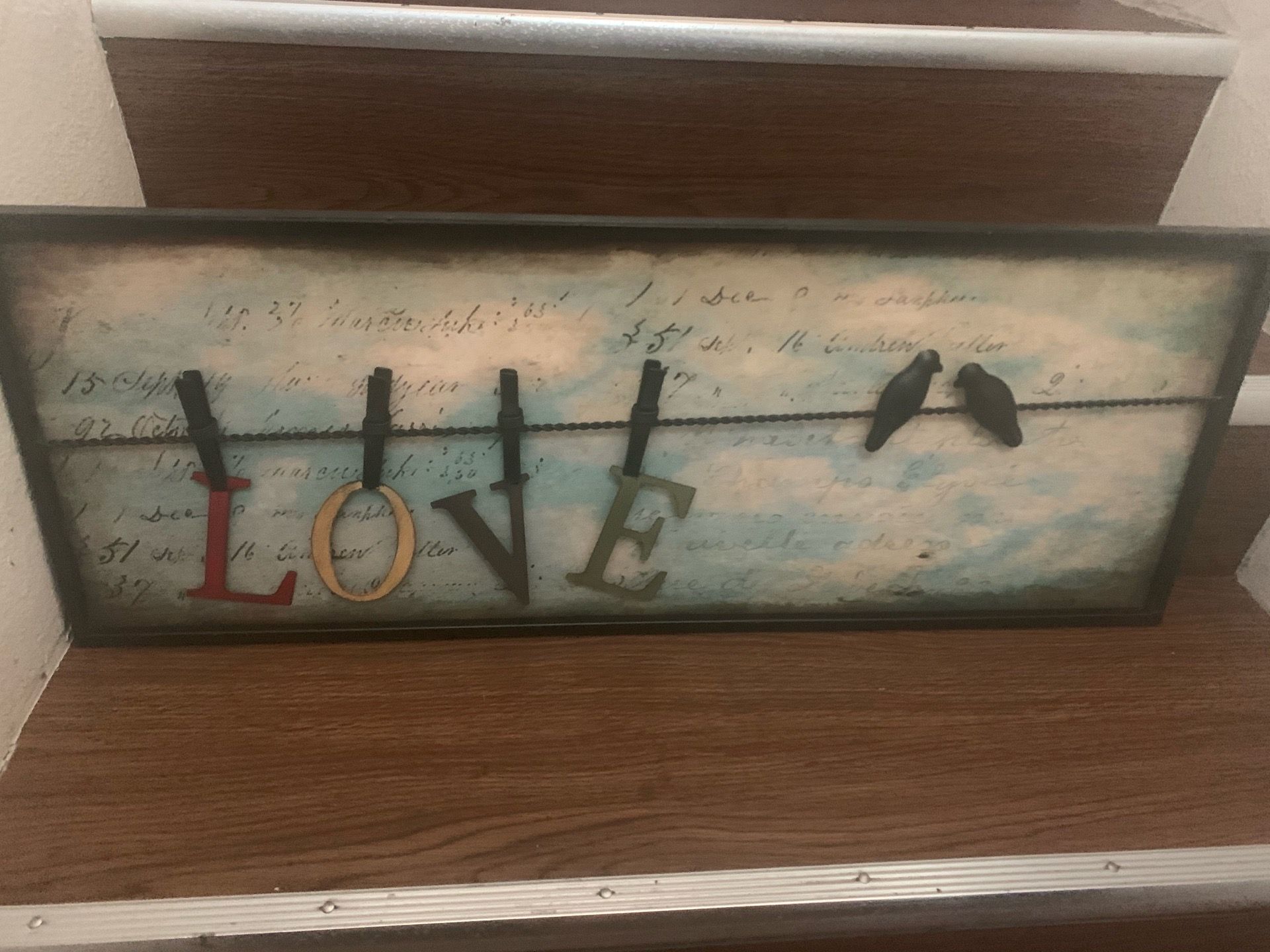 Wall Metal home decor 42” x 12”