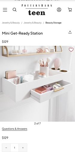 Pottery Barn Teen Makeup Mini Get-Ready Station. 