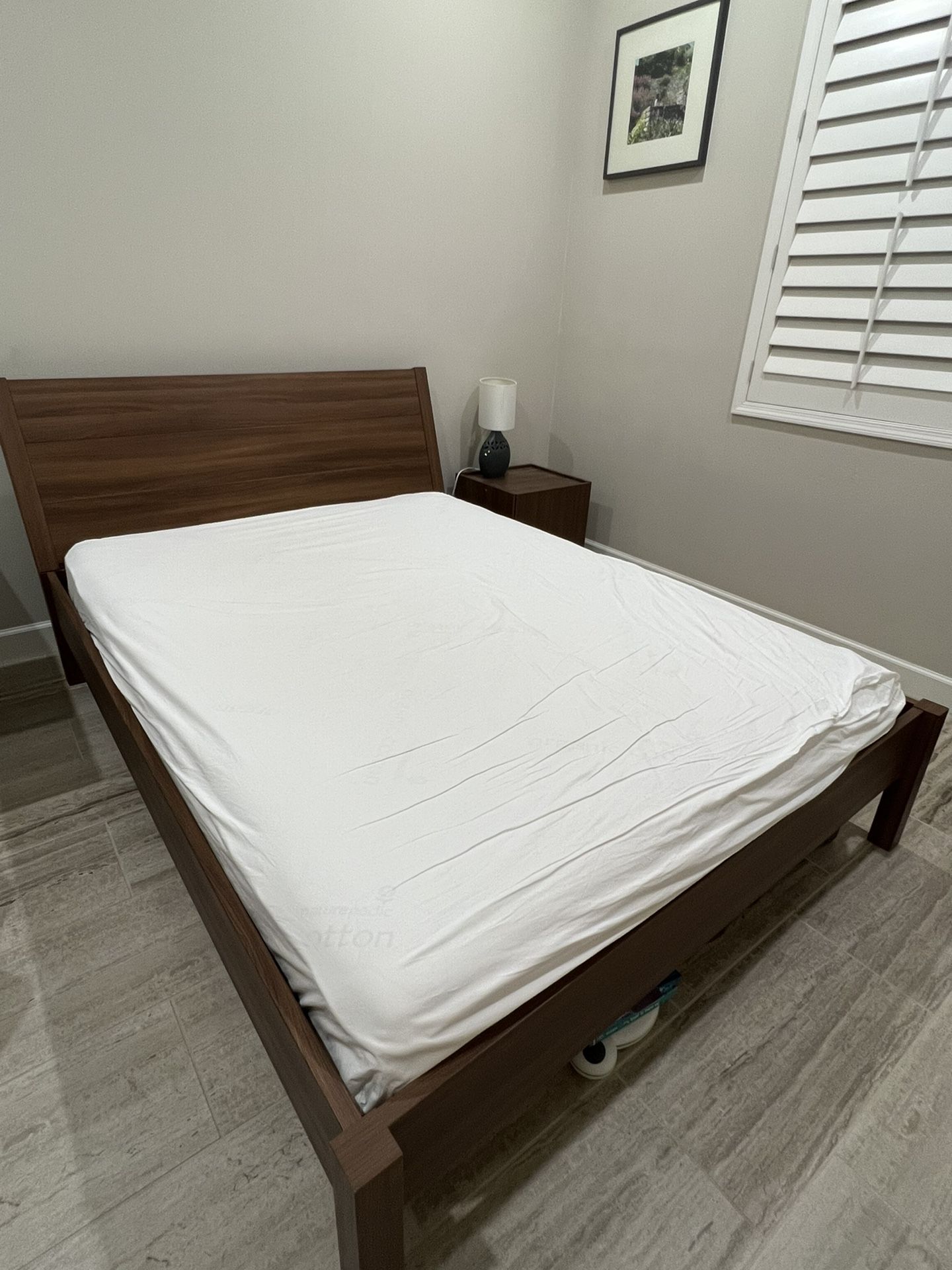 IKEA Queen Size Bed And Side Table For Sale In Chandler AZ OfferUp ikea-queen-size-bed-and-side-table-for-sale-in-chandler-az-offerup