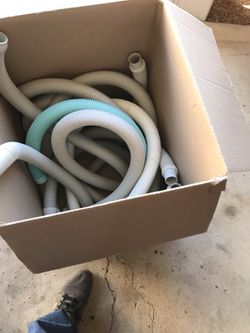 Pool hoses and vacuum & extra shells and parts