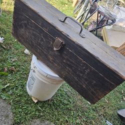 Antique toolbox.
