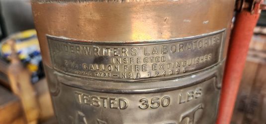 Antique fire extinguisher
