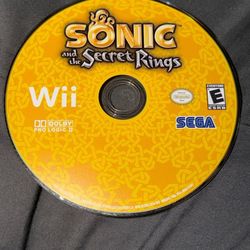 Sonic And The Secret Rings Nintendo Wii Sega Rated E For Everyone Video Game Use