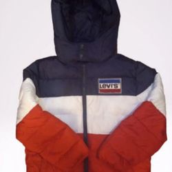 Boys Levis Colorblock Puffer Coat ( Size 7 )
