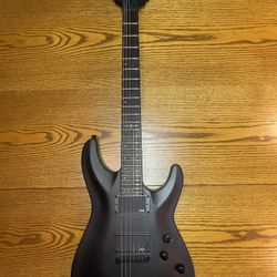 Schecter C-1 Platinum Blackout Satin
