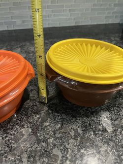 Vintage Tupperware Orange Paprika & Dark Brown Square Set Containers W/lids  for Sale in Pittsburgh, PA - OfferUp