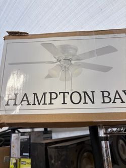 Hampton Bay Ceiling Fan with Light Kit
