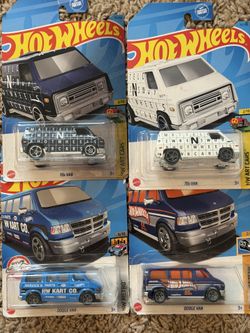 Hot wheels Dodge vans
