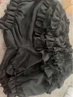 Bloomers - XL - black, lace, bow front