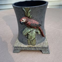 7” H 5” W Heavy Double Sided Parrot Plant Holder