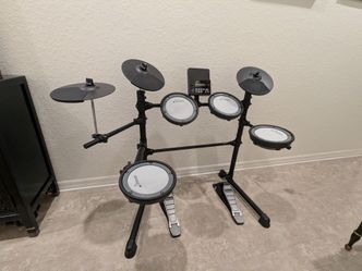 Donner DED-100 Electronic Drum Kit Mesh Pads and Cables