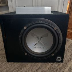 12 Inch Subwoofer And 1000 Watt Amp