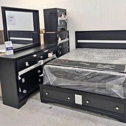Brand new complete bedroom set- 0 interest finance available- FREE mattress with purchase. 