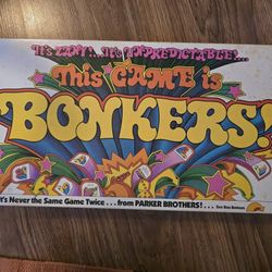 BONKERS 1978 Board Game