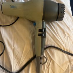 Silver Bird  Conair Pro Hair Dryer. 2 Speed. Tested and working well