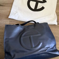 Telfar navy blue medium