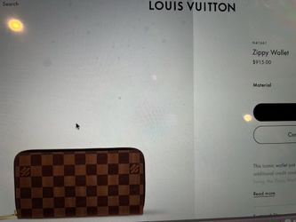 Authentic Louis Vuitton Zippy Wallet- Damier Ebene