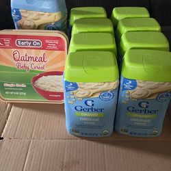 Gerber oatmeal cereal